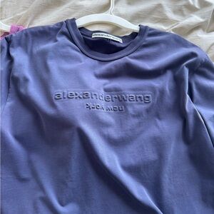 Alexander Wang Unisex Tee in Lavender